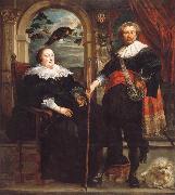 Jacob Jordaens, Portrait of Govaert van Surpele and his wife